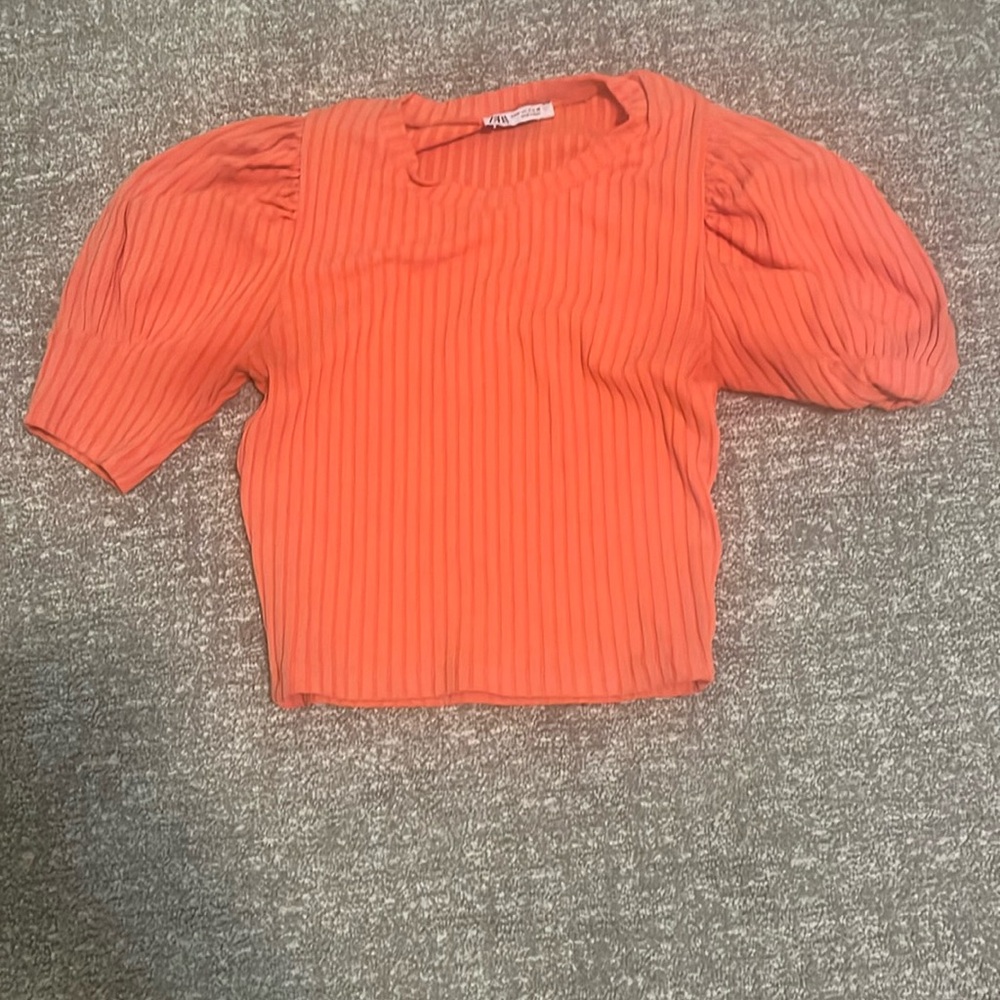 Orange shirt